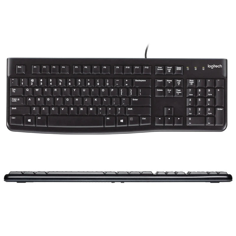 Logitech K120 wired keyboard notebook desktop computer office home USB office desktop waterproof