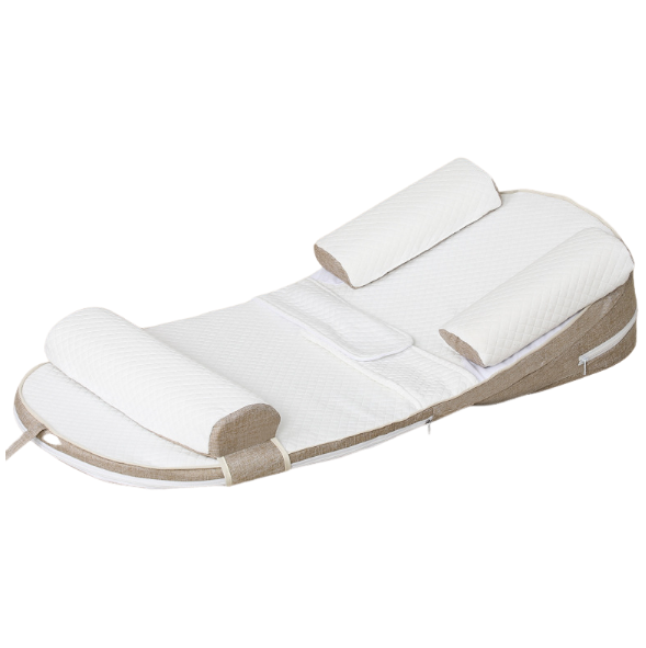 Anti-Spitting Slope Pad Pillow - Cotton Feeding, Anti-Choke Cushion for Newborns, Year-Round