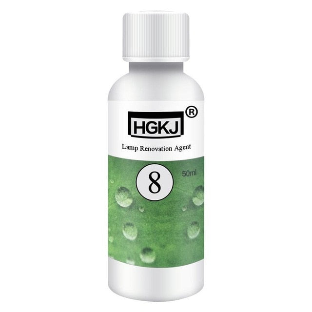 HGKJ-8 Car Headlight Cleaning Fluid - Repair & Refurbishment, Anti-Yellowing, Easy Application