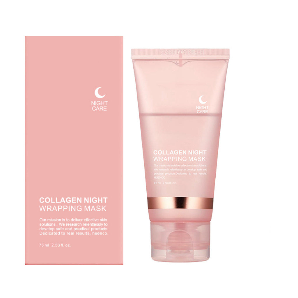 Collagen Peel-Off Mask - Deep Cleansing, Rejuvenating & Moisturizing Sleeping Mask, With or Without Brush