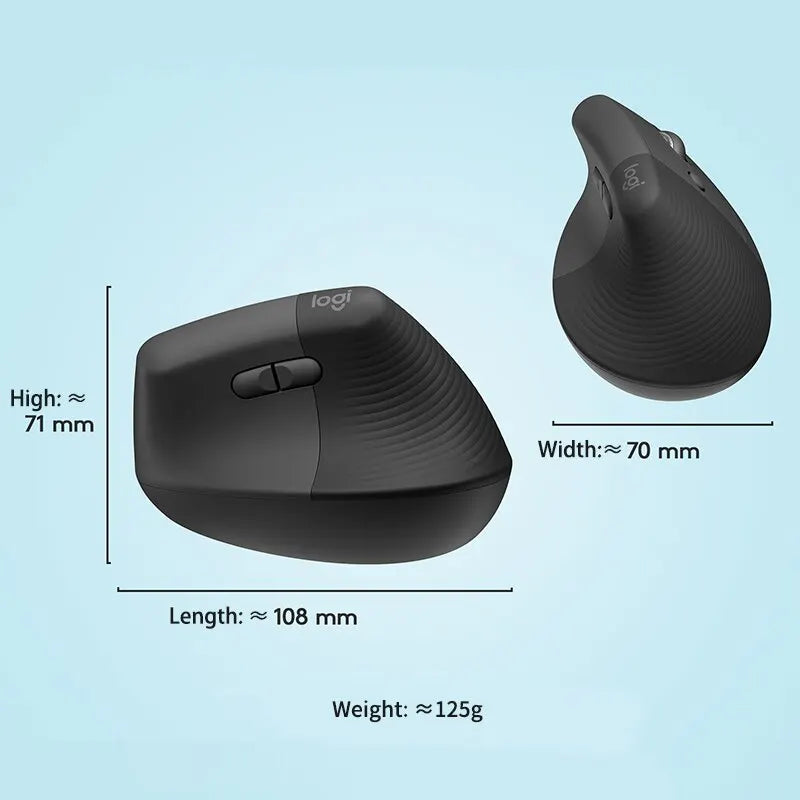 Logitech lift mouse Wireless Bluetooth Mouse Business Office Softtone Mouse Ergonomic Business Office Mouse