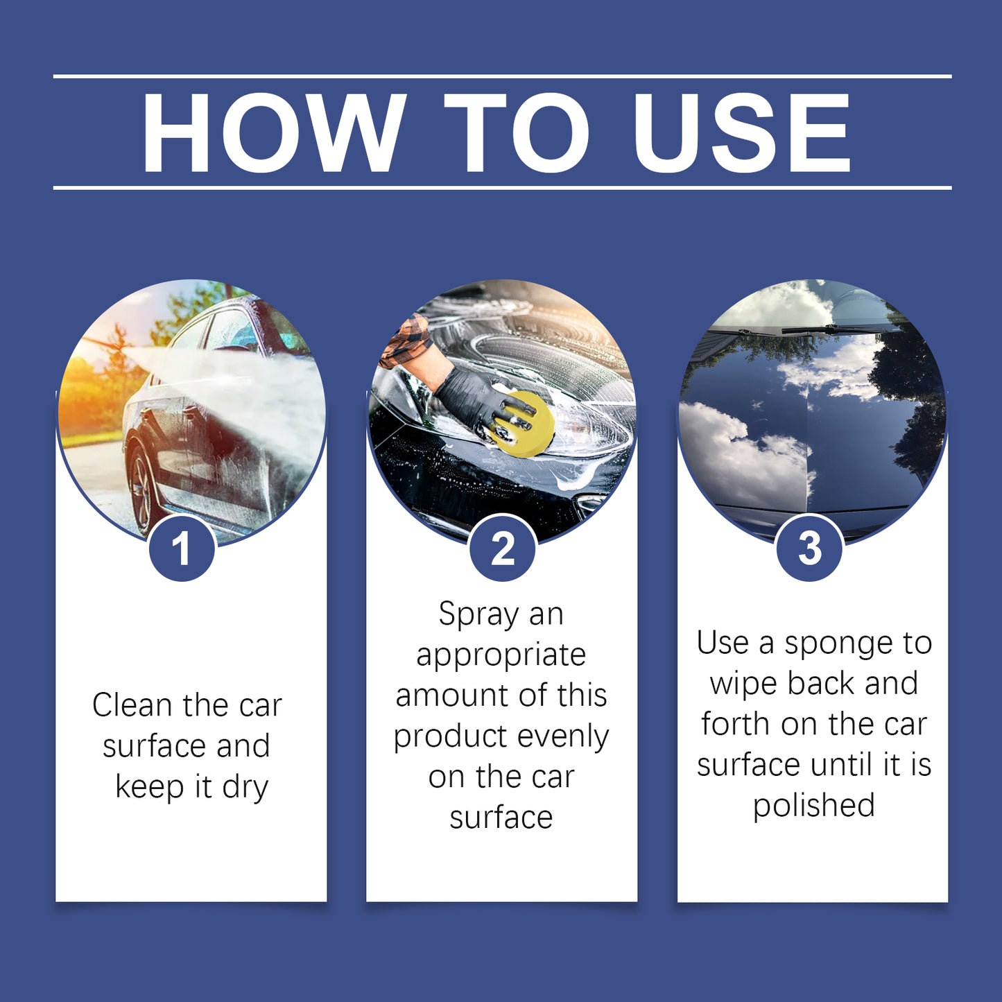 Car Coating Agent - Paint Protector, Gloss & Smoothness Improver, Anti-Stain, Easy Polish