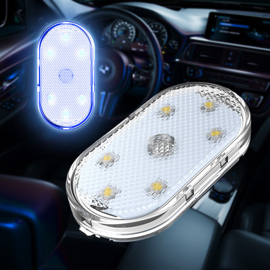 Car Touch Light - USB Rechargeable, Magnetic, Single/Colorful/Voice Control, LED, FLAME LIGHT, Universal