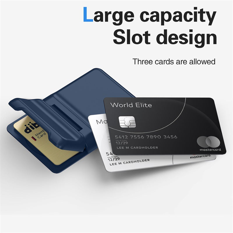 Applicable to iPhone 15 mobile phone card holder Apple 14 MagSafe magnetic card holder wallet back sticker card holder bracket 13