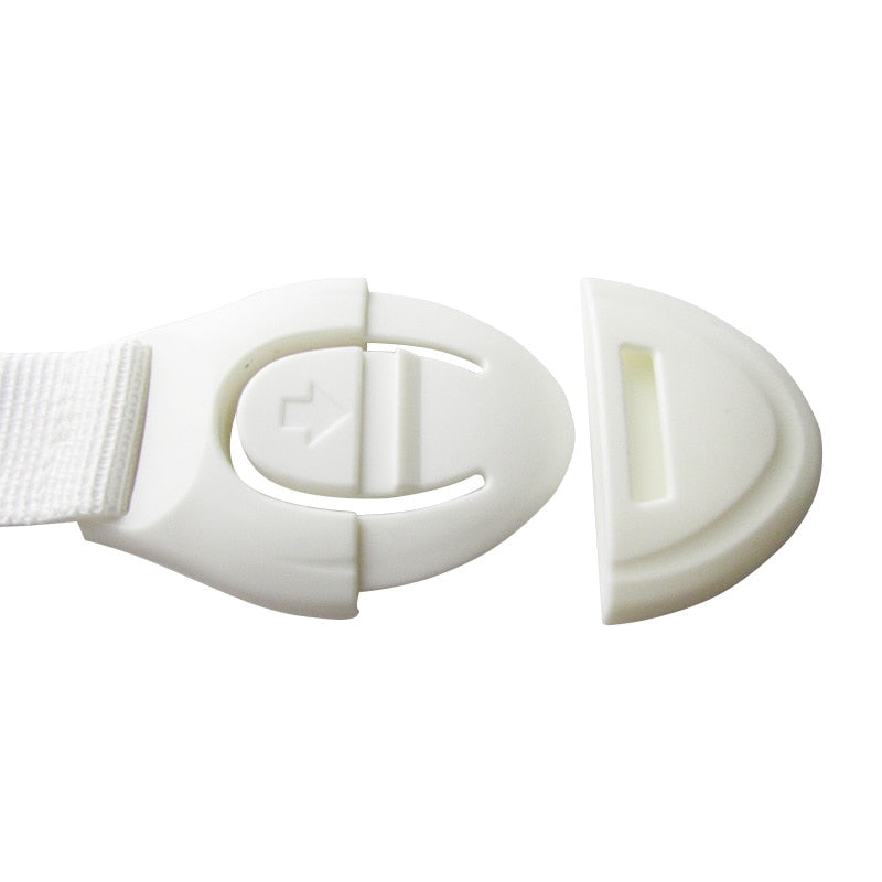 Child Safety Cabinet Locks - 10-Pack Plastic Drawer & Door Protection