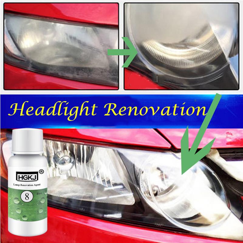 HGKJ-8 Car Headlight Cleaning Fluid - Repair & Refurbishment, Anti-Yellowing, Easy Application