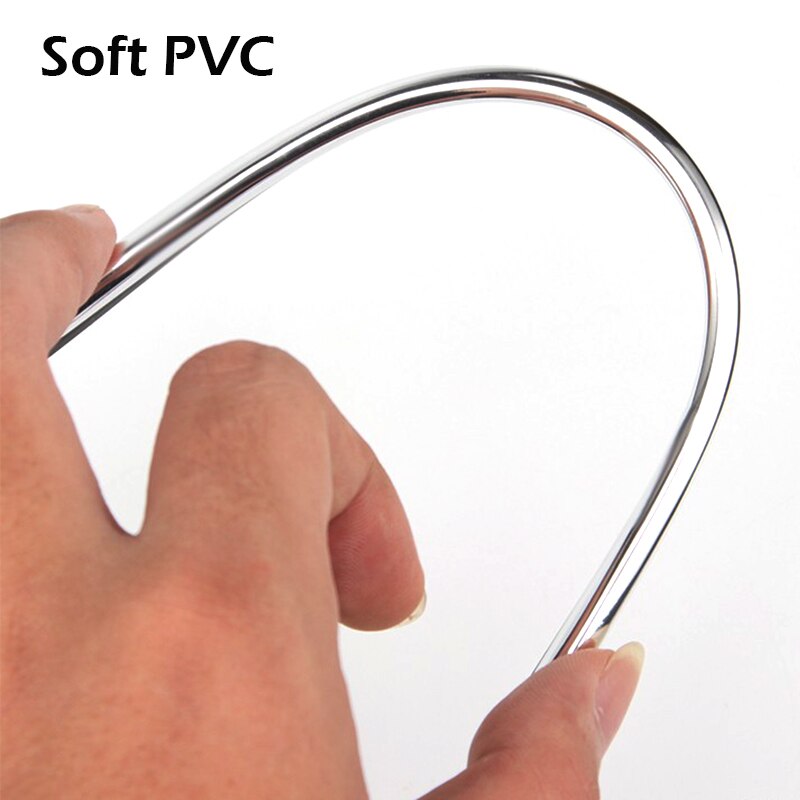 10pcs Plated Air Outlet Trim Strips - Car Interior Air Vent, Grille, Switch Rim Decoration