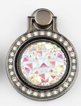 UVR Round Metal Diamond Finger Ring Smartphone Stand Holder Mobile Phone Holder Stand For iPhone Huawei All Smart Phone Sticker