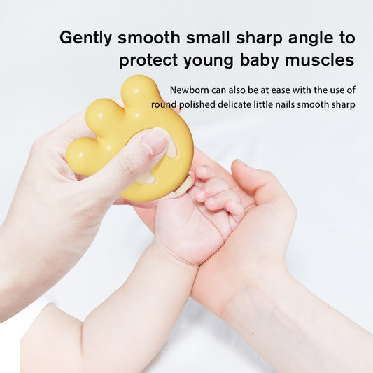 Electric Baby Nail Grinder - Handheld Polisher, Mini Size, Safe & Portable - 5 Grinding Heads