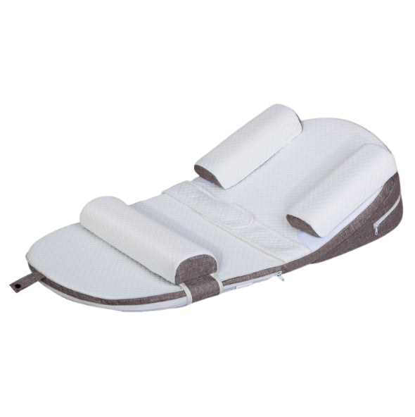 Anti-Spitting Slope Pad Pillow - Cotton Feeding, Anti-Choke Cushion for Newborns, Year-Round