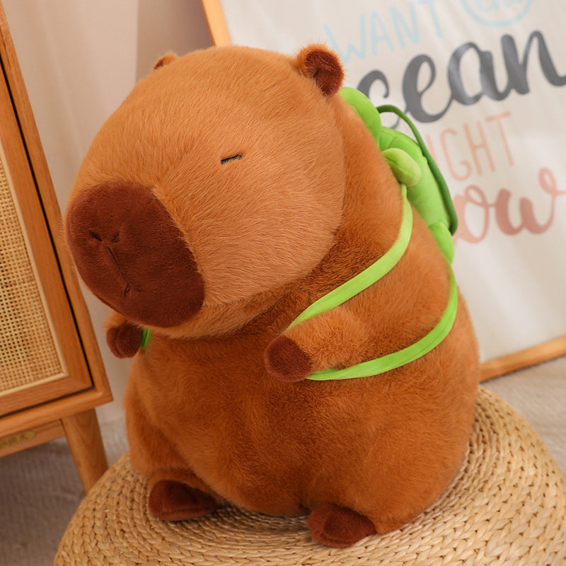 Capybara Plush Simulation Capibara Anime Fluffty Toy Cute Doll Stuffed Animals Soft Doll Plush Christmas Thanksgiving Gift