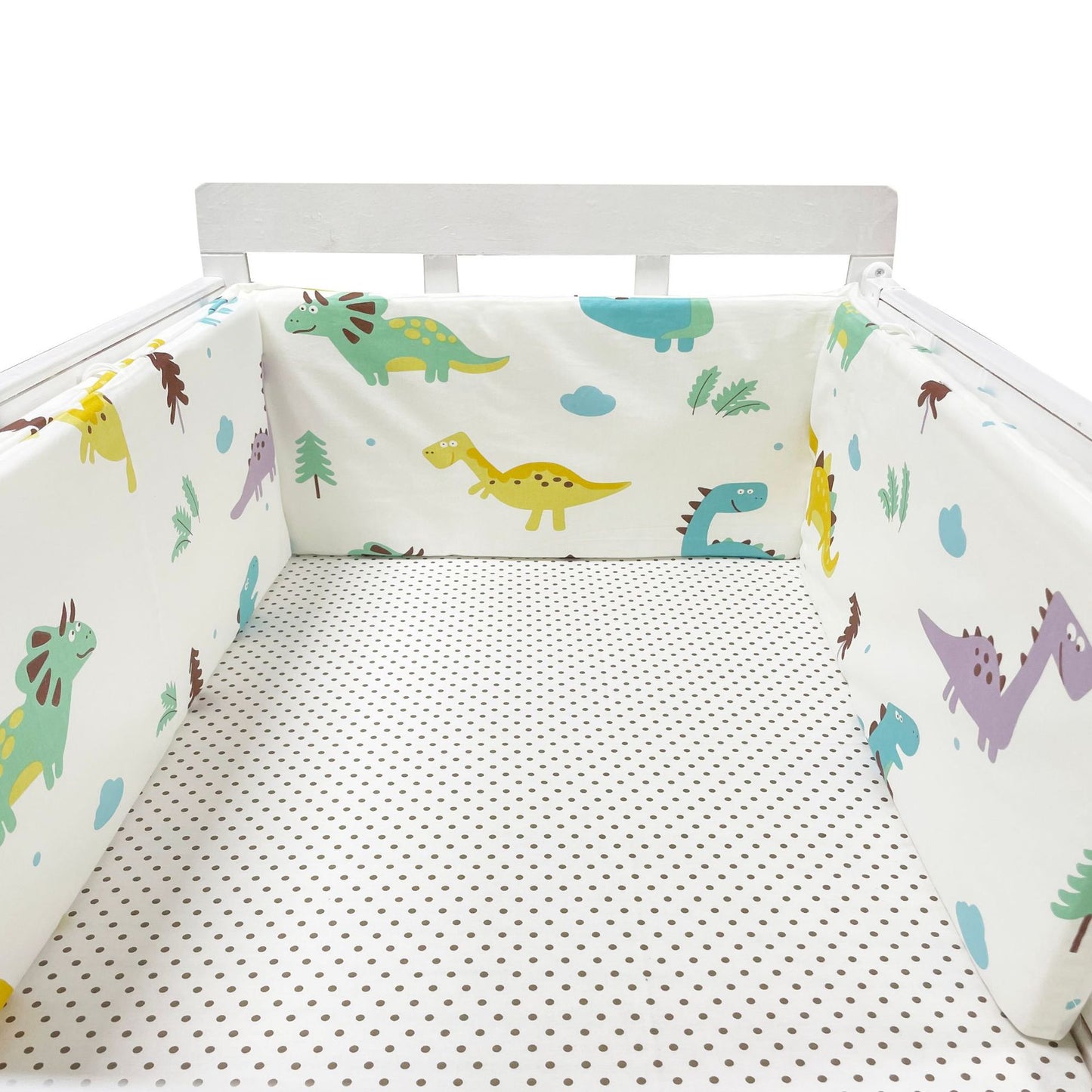Cotton Baby Bed Protective Fence - Four-Season Anti-Fall Barrier, Multiple Patterns