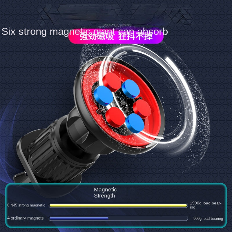 Magnetic Car Phone Holder – Air Vent Clip - Strong Magnetic, Anti-Shake, Universal Fit