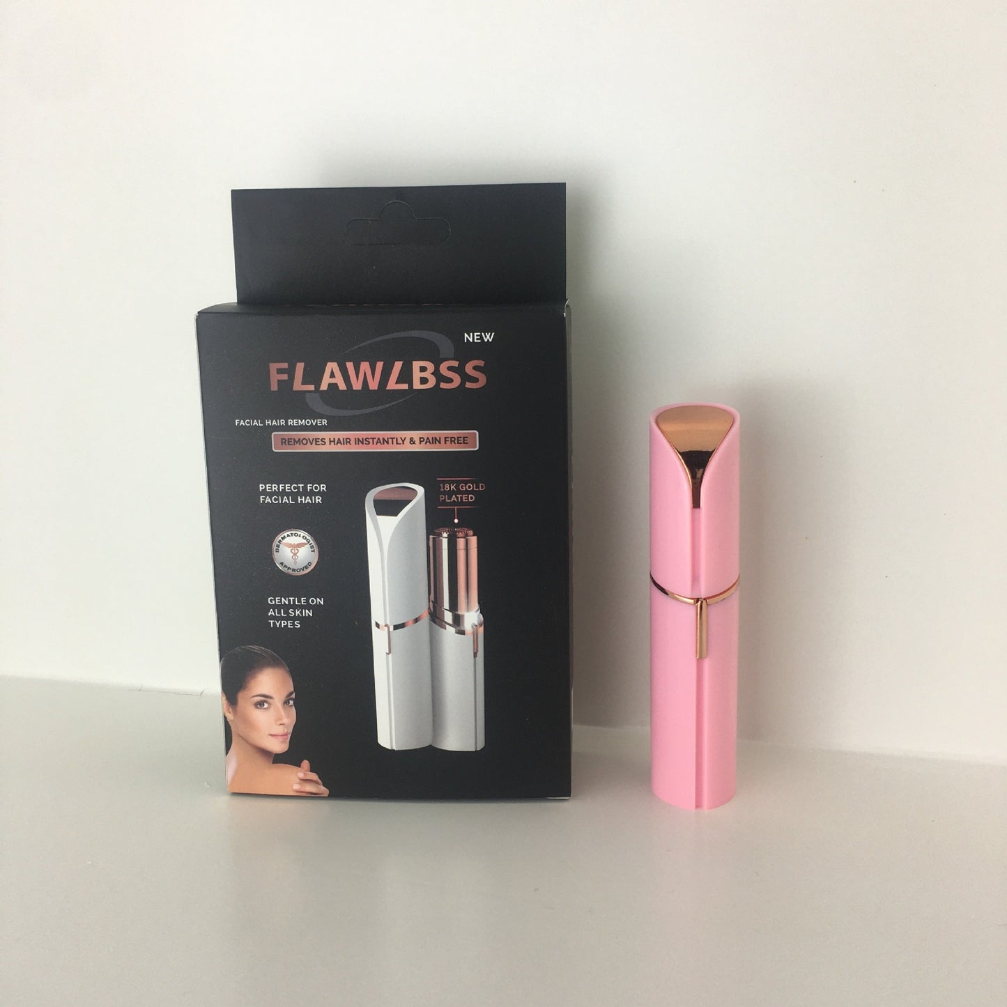 Lipstick Eyebrow Trimmer - Electric, Battery/Rechargeable, Multiple Colors, Women’s Shaver Hair Remover