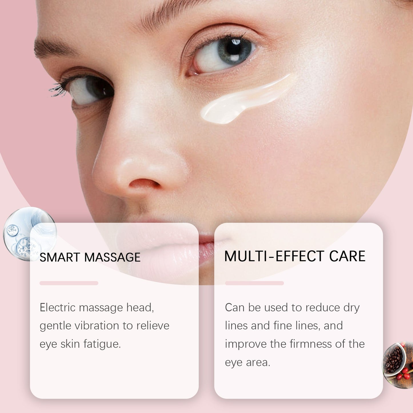 Electric Massage Eye Cream - Daily Hydration & Elasticity Boost, Nourishing Eye Area Care