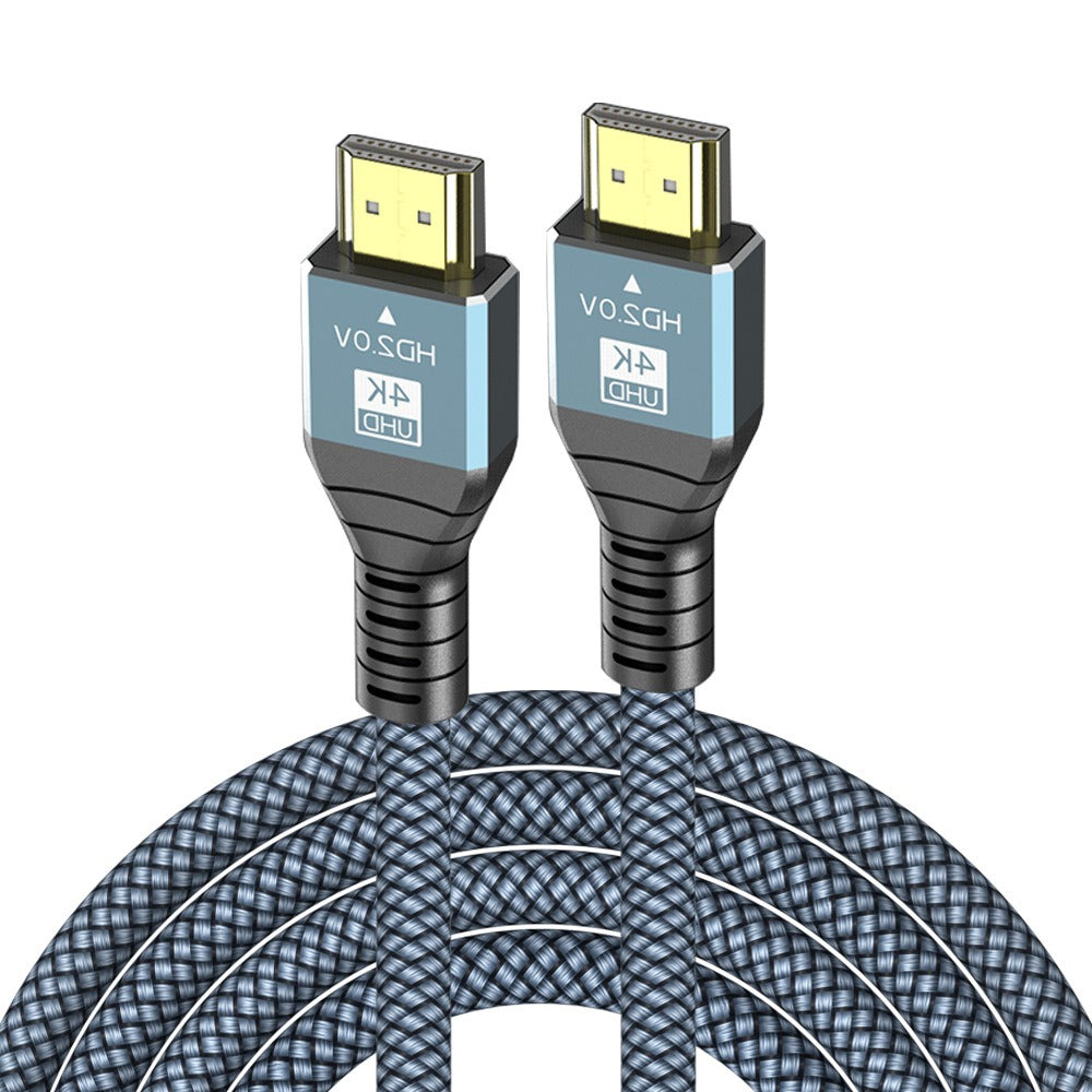 HDMI Cable Nylon Braided Aluminum Alloy High Quality 4K60 TV Connection Cable HDMI HD Cable 8K60