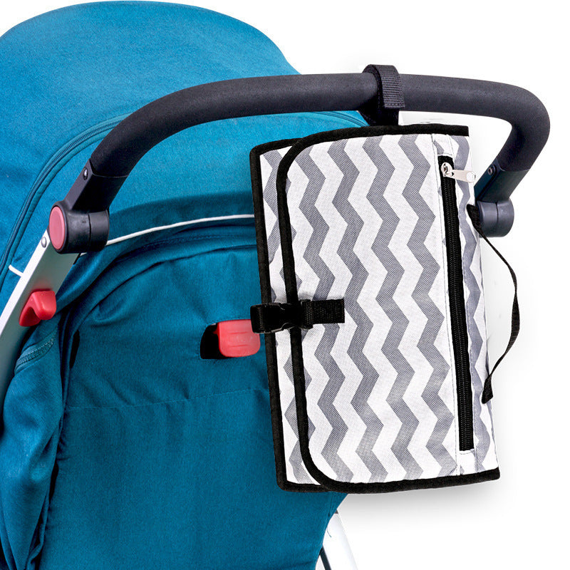 Portable Waterproof Diaper Changing Pad - Foldable Travel Clutch & Bassinet