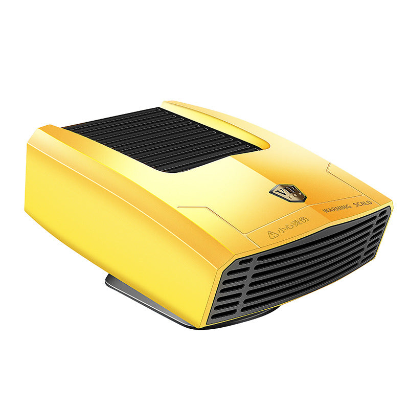 Portable Car Heater - Defrosting & Defogging, 12V/24V, 150W–180W, Black/Yellow