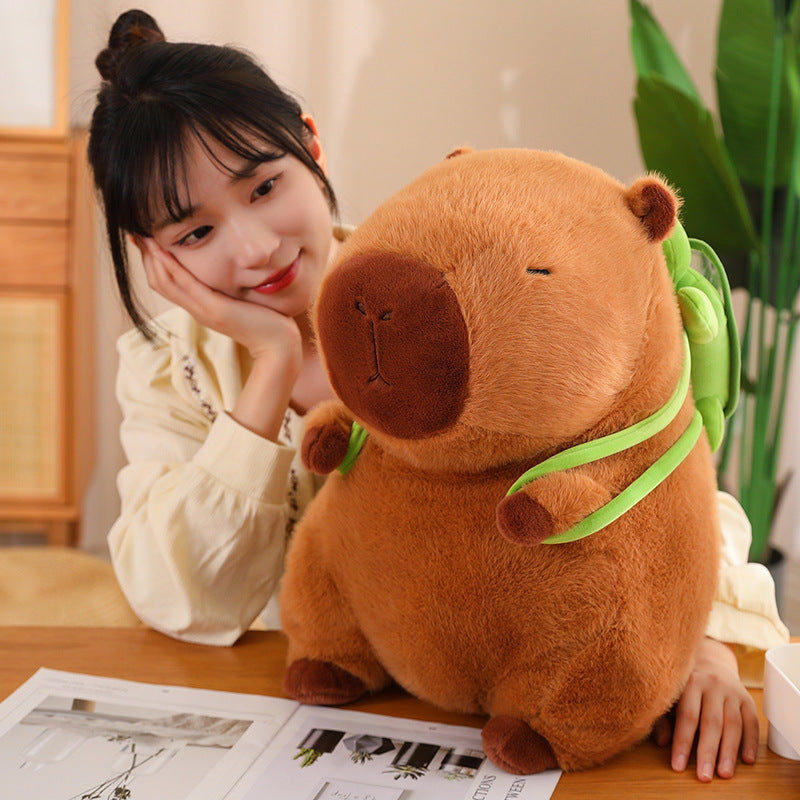 Capybara Plush Simulation Capibara Anime Fluffty Toy Cute Doll Stuffed Animals Soft Doll Plush Christmas Thanksgiving Gift