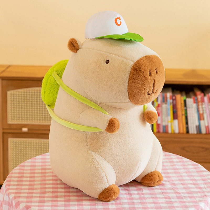 Capybara Plush Simulation Capibara Anime Fluffty Toy Cute Doll Stuffed Animals Soft Doll Plush Christmas Thanksgiving Gift