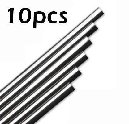 10pcs Plated Air Outlet Trim Strips - Car Interior Air Vent, Grille, Switch Rim Decoration