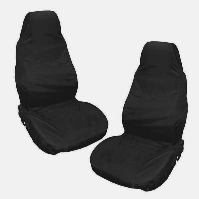 Universal Car Seat Protection Cover - Oxford Cloth, Black, Waterproof, All-Season, Front Row/Single Seat