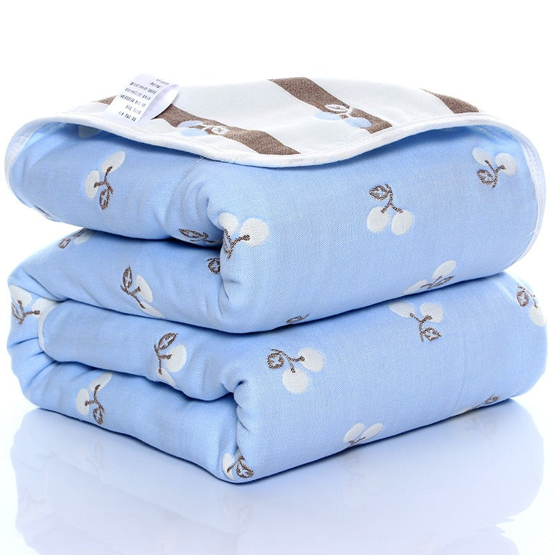 Six-Layer Gauze Baby Bath Towel & Blanket - Ultra-Absorbent, Soft, Multiple Patterns