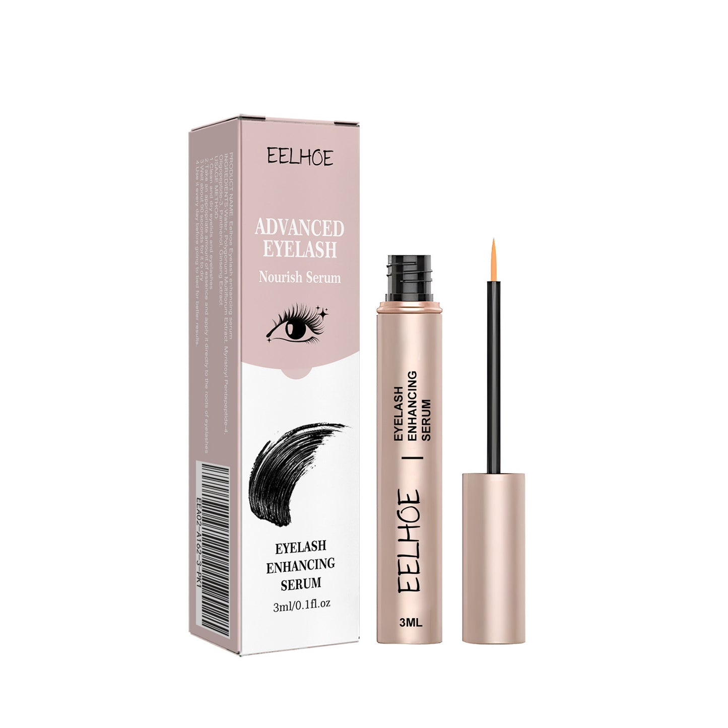 EELHOE Eyelash Liquid - Natural Curling, Lengthening & Thickening Serum, Moisturizing Care