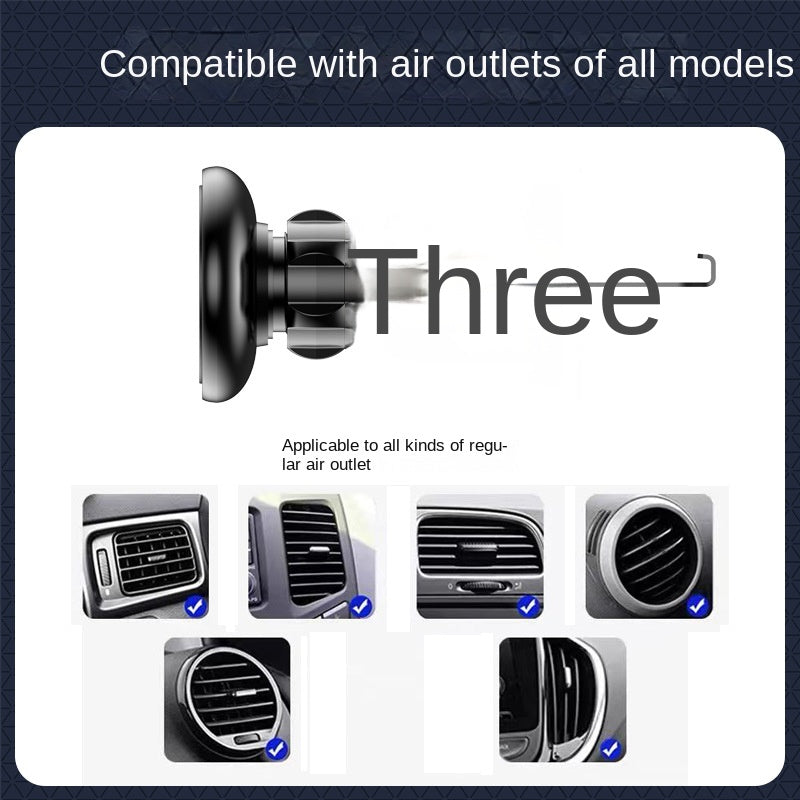 Magnetic Car Phone Holder – Air Vent Clip - Strong Magnetic, Anti-Shake, Universal Fit