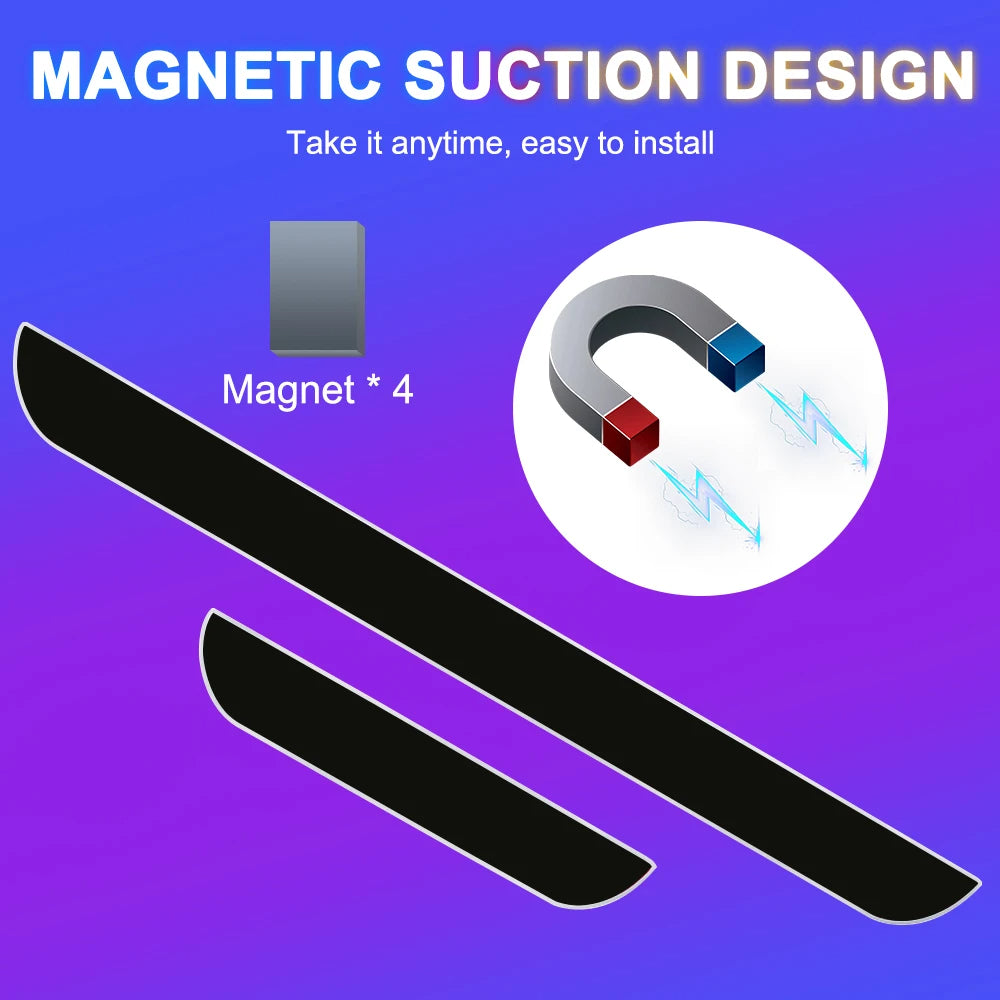 Universal LED Car Door Sill Scuff Plates - Acrylic, Illuminated Entry Pedal with Logo