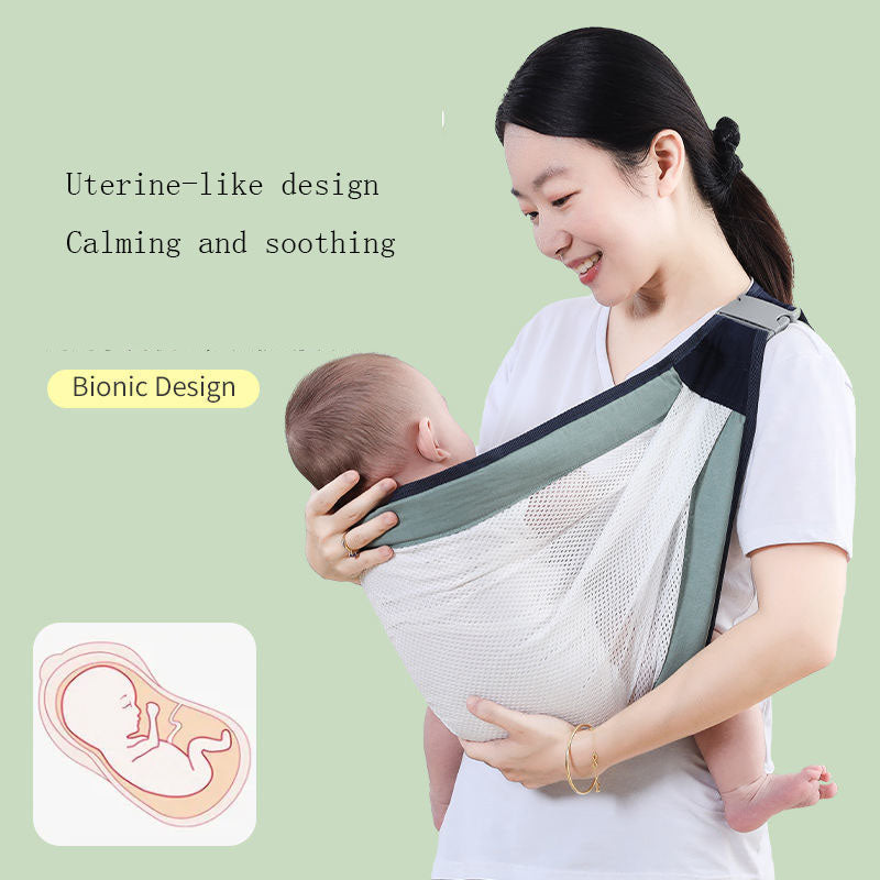Simple Breathable Baby Carrier - Multifunctional, Adjustable for 0-36 Months, Multiple Fabrics & Colors