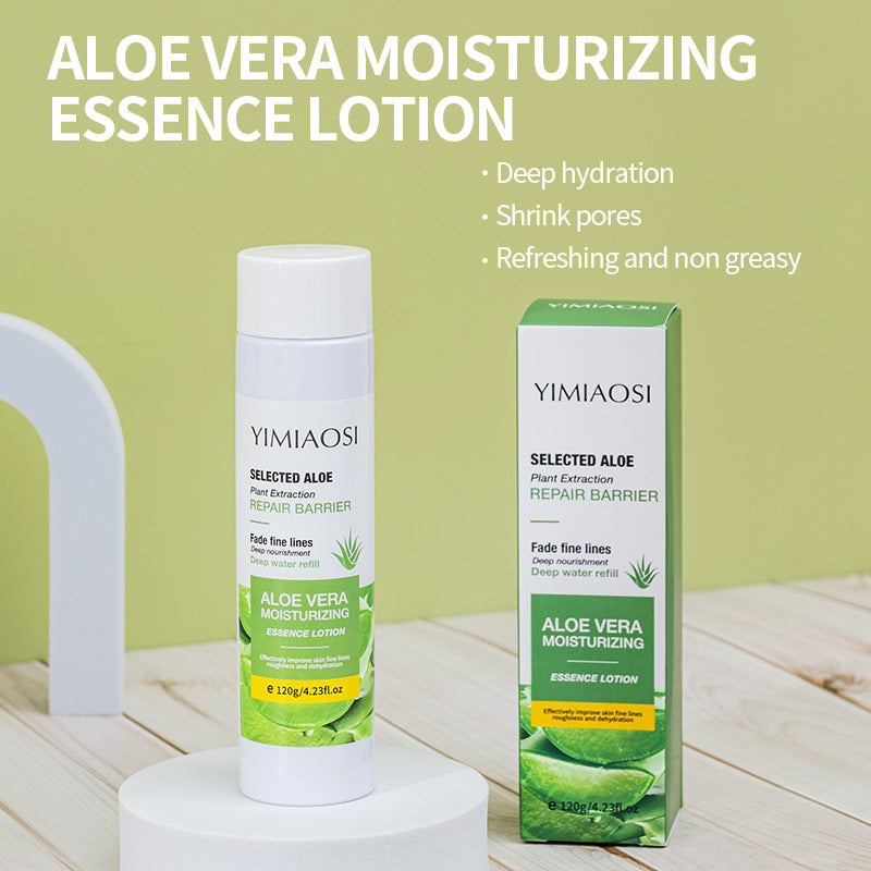YIMIAOSI Aloe Vera Hydrating Essence Milk - Unisex, Deep Moisture, For All Skin Types