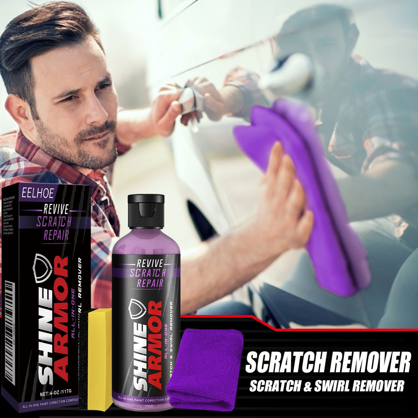 Automotive Scratch-Free Repair Liquid - Blemish Removal, Beauty Polish, Surfactant