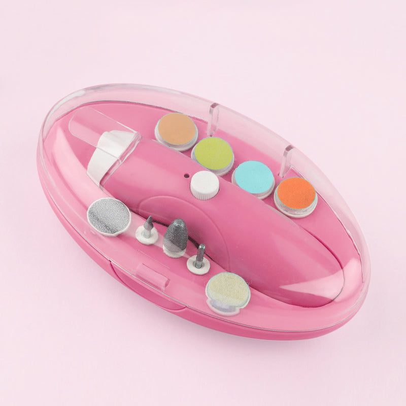 Electric Baby Nail Trimmer - USB Rechargeable, Stepless Speed, Multi-Stage Safe Manicure Kit