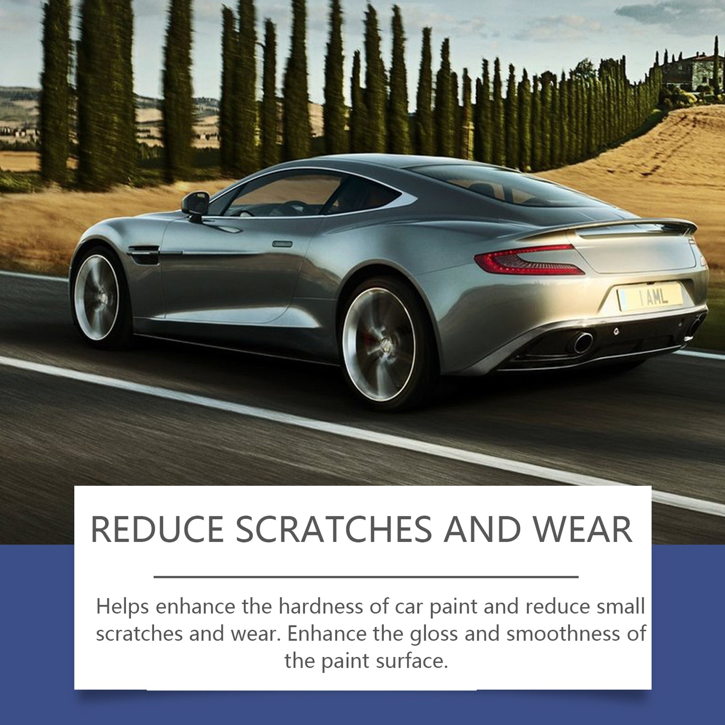 Car Coating Agent - Paint Protector, Gloss & Smoothness Improver, Anti-Stain, Easy Polish