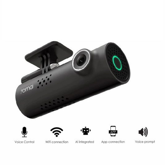 Xiaomi 70 Minutes Smart WiFi Car Dash Cam - 1080p Full HD, 130° Wide Angle, Night Vision, G-Sensor