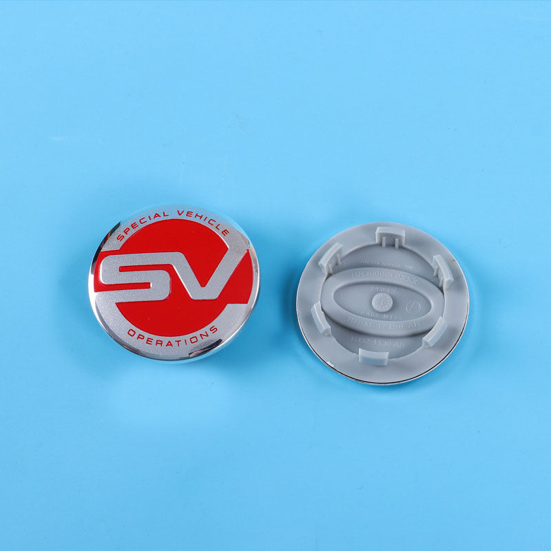 Land Rover 62mm Wheel Hub Center Covers - ABS + High Gloss Aluminum, Multiple Models
