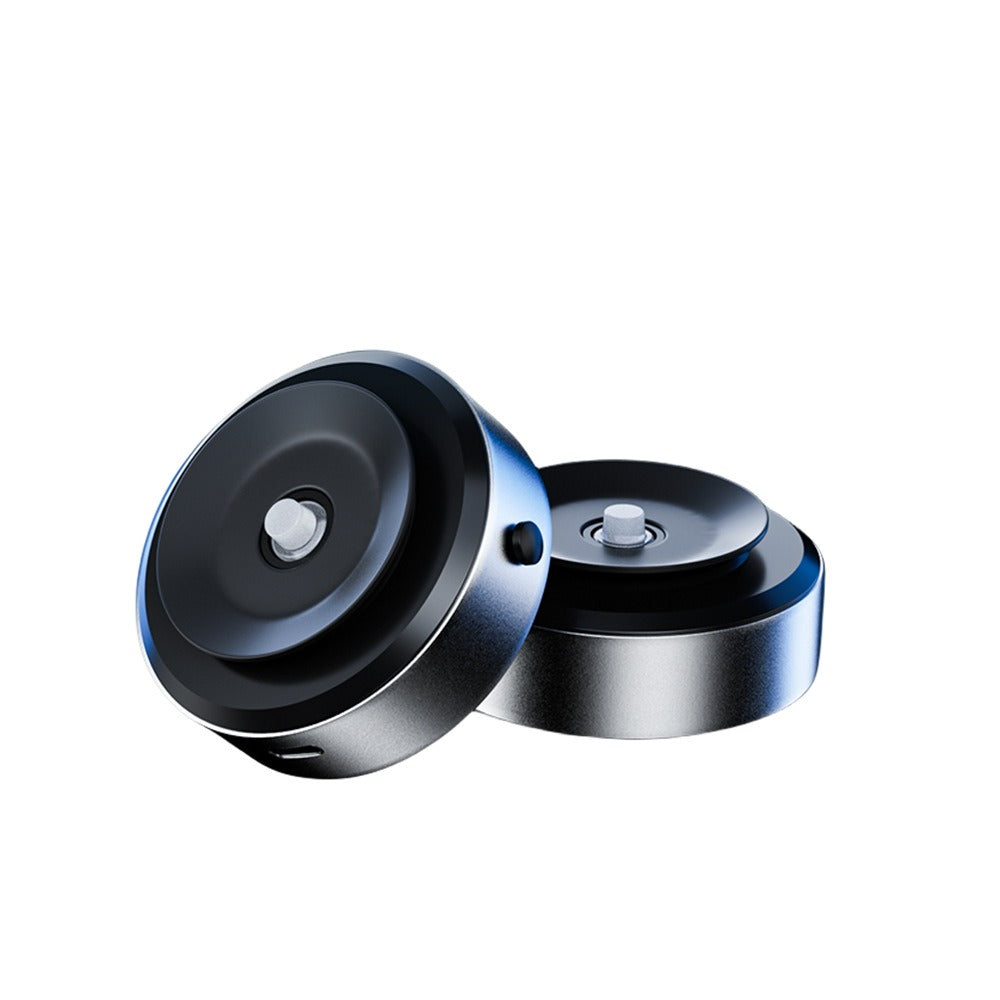 Double-Sided Magnetic Car Phone Holder - X8Q, Vacuum Adsorption, Zinc Alloy + ABS, Universal