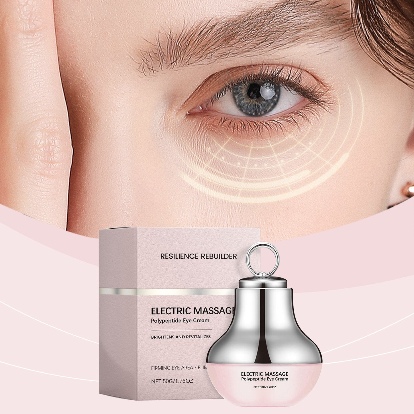 Electric Massage Eye Cream - Daily Hydration & Elasticity Boost, Nourishing Eye Area Care