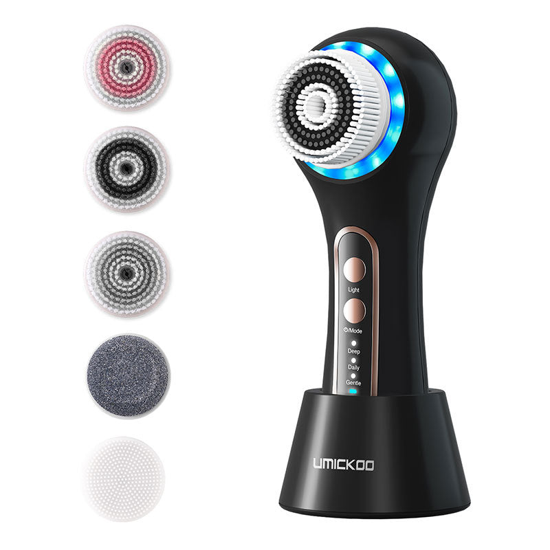 Electric Facial Cleansing Brush - Makeup Removal & Blackhead Cleanser, Portable, Universal