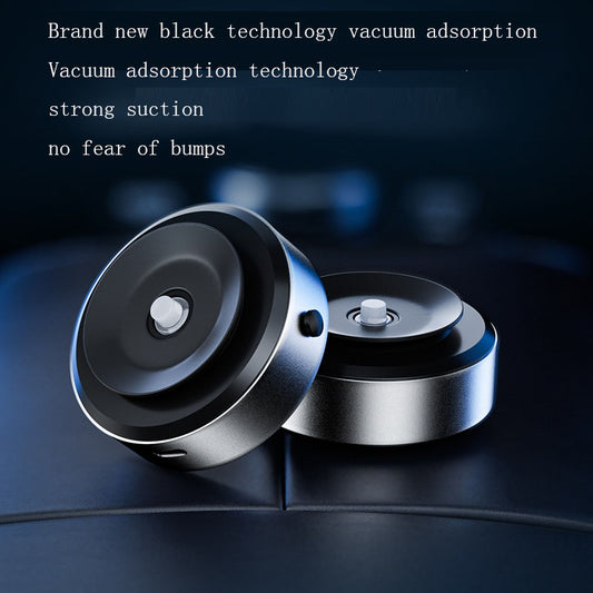 Double-Sided Magnetic Car Phone Holder - X8Q, Vacuum Adsorption, Zinc Alloy + ABS, Universal
