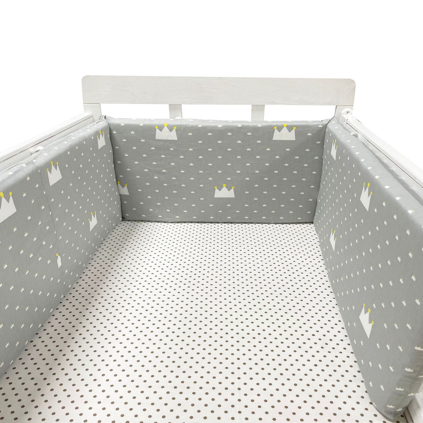 Cotton Baby Bed Protective Fence - Four-Season Anti-Fall Barrier, Multiple Patterns
