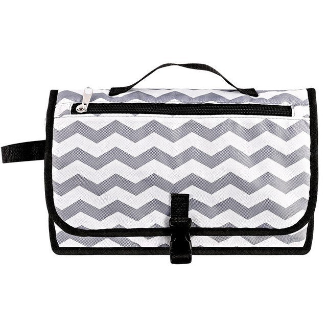 Portable Waterproof Diaper Changing Pad - Foldable Travel Clutch & Bassinet