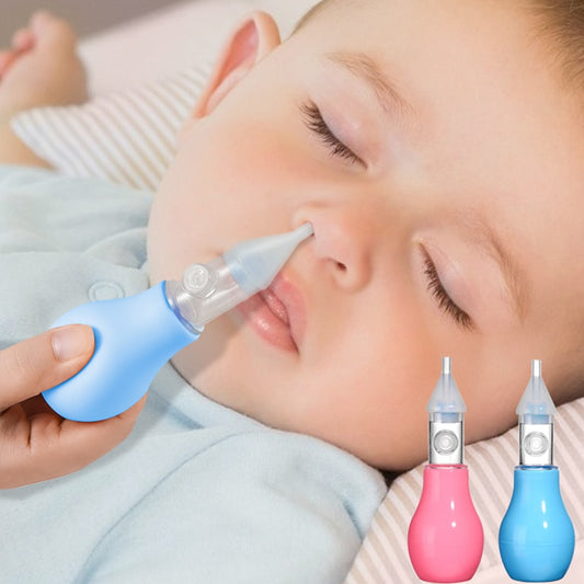 Infant Silicone Nasal Aspirator - Pump-Type Mucus Cleaner, Anti-Backflow, Safe & Non-Toxic