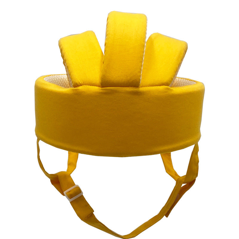 Baby Cotton Walking Safety Helmet - Lightweight Crash Cap, Adjustable 43–60cm, Multiple Patterns