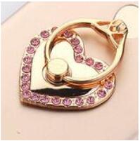 UVR Round Metal Diamond Finger Ring Smartphone Stand Holder Mobile Phone Holder Stand For iPhone Huawei All Smart Phone Sticker