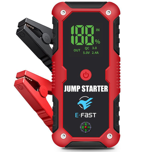ZYX-Q520 Portable Jump Starter & Power Bank - 12V, 20000mAh, 1000A Start - 2000A Peak, Dual USB
