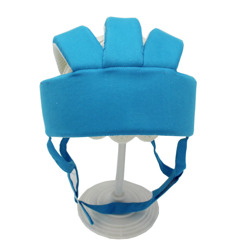 Baby Cotton Walking Safety Helmet - Lightweight Crash Cap, Adjustable 43–60cm, Multiple Patterns