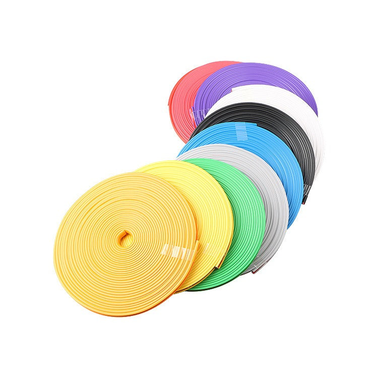 Car Wheel Hub Anti-Collision Decorative Strip - TPE, Multi-Color, Tire Protection Ring