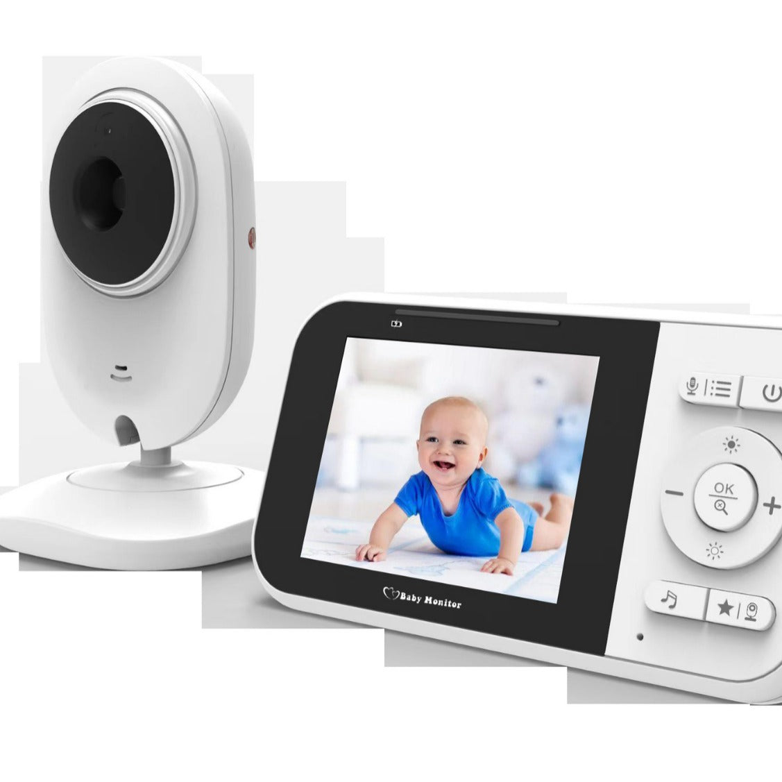 2.8-inch LCD Baby Monitor - Real-Time Video & Audio